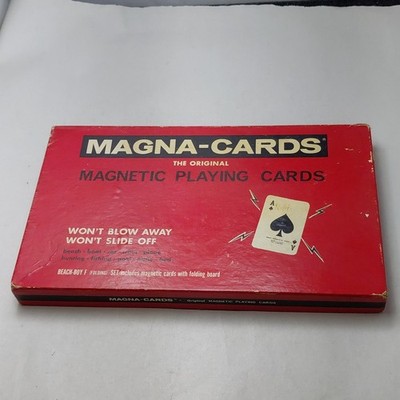 Playing Cards w/ Mat - Magnetic MAGNA-CARDS 1964 EDCO BEACH BOY F2 - Complete