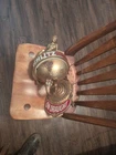 Vintage SCHLITZ ON DRAUGHT Beer Light LADY ON GLOBE Lighted Wall Sign
