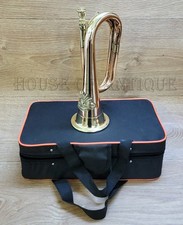 Vintage Style Brass  Copper Bugle Australian Military Forces Horn Commonwealth.