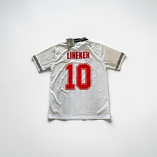 SIGNED Gary Lineker World Cup 1990 Shirt COA Proof Jersey