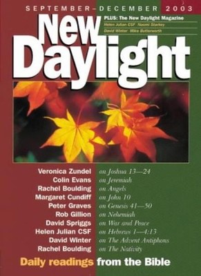 New Daylight: September-December 2003: Daily Readings from the B