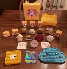 LANKYBOX Lot of Toy Figures Plus Lanky Box Container