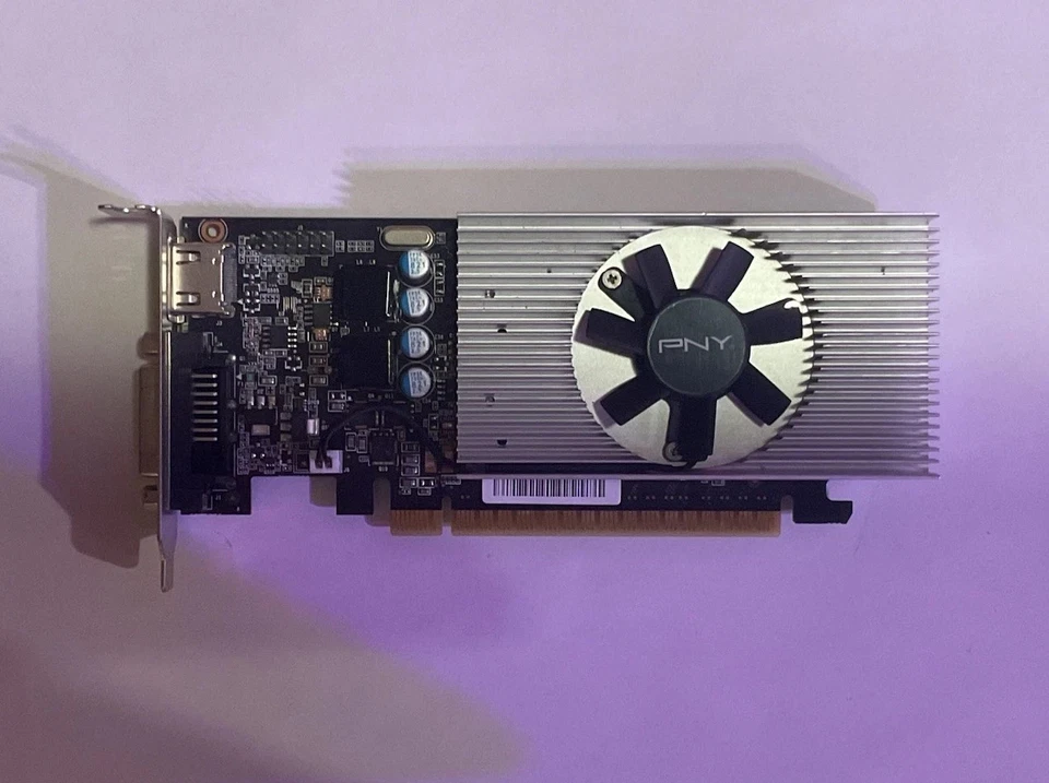 PNY NVIDIA GeForce GT 730 1GB GDDR5 PCIe Graphics Card P/N: VCGGT7301D5LXPB - Image 2 of 4