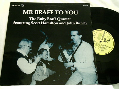 RUBY BRAFF Mr. Braff To You Scott Hamilton John Bunch Chris Flory SWEDEN LP