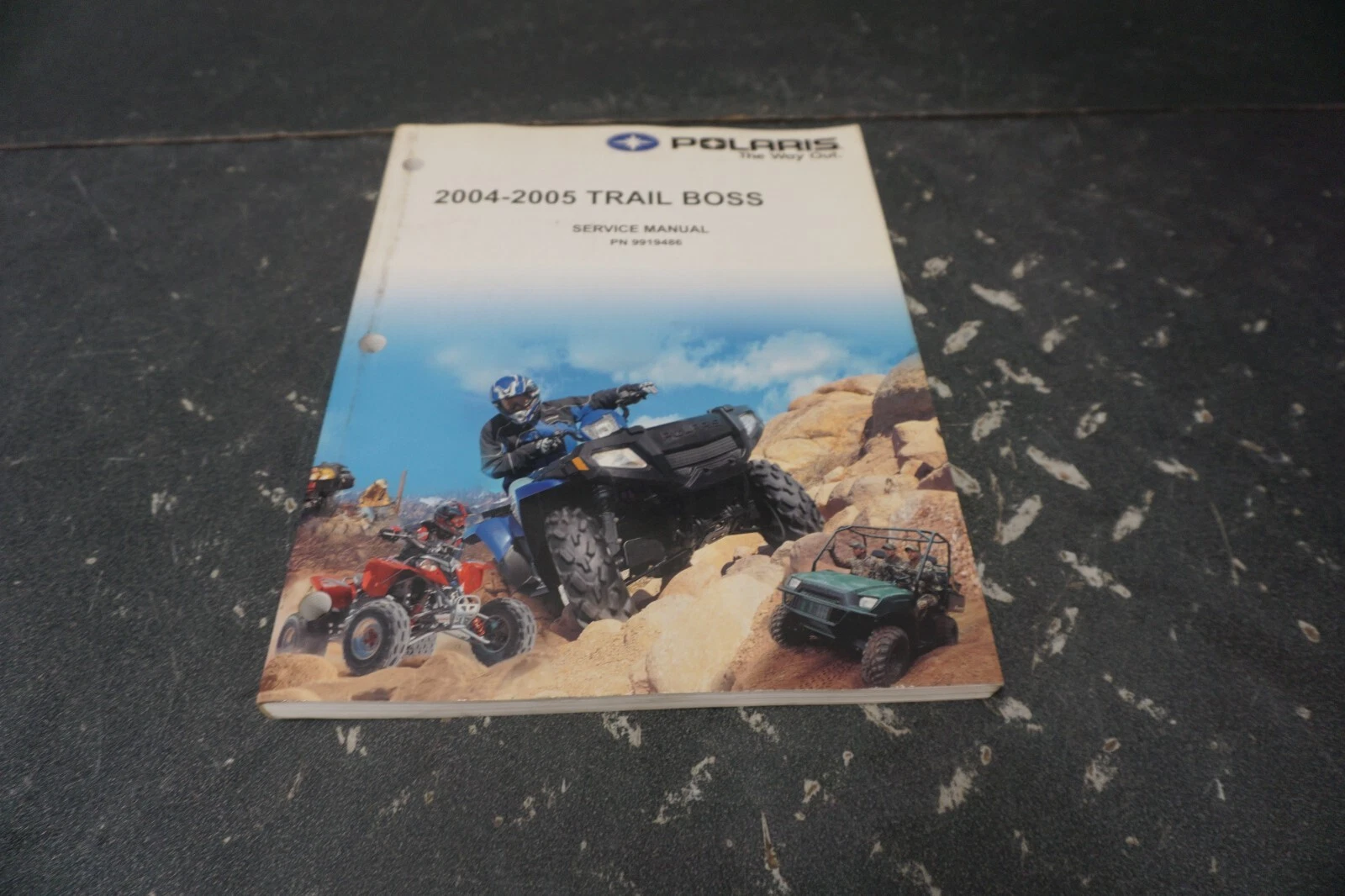Polaris ATV 4-Wheeler OEM 2004-2005 Trail Boss Service Manual 9919486
