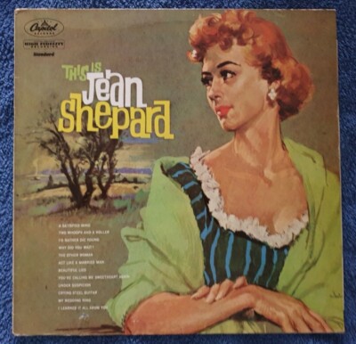 Jean Shephard: This Is Jean Shepard 12'' Vinyl LP 1959 Very Good Condition