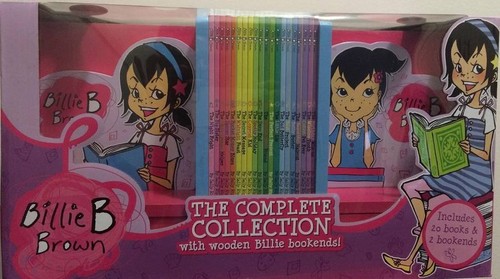 Billie B Brown Books "The Complete Collection & Wooden Bookend" of 20 Books