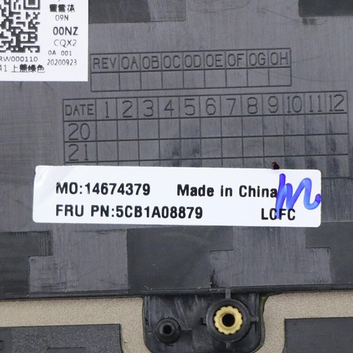 5CB1A08879 FOR LENOVO YOGA 7-14 7-14ITL5 PALMREST BACKLIT KEYBOARD TOUCHPAD US - Afbeelding 5 van 5