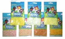 Perler 7x1000 Yellow, Pastel Ylw, Cheddar Creme, Butterscotch, Sand, Peach