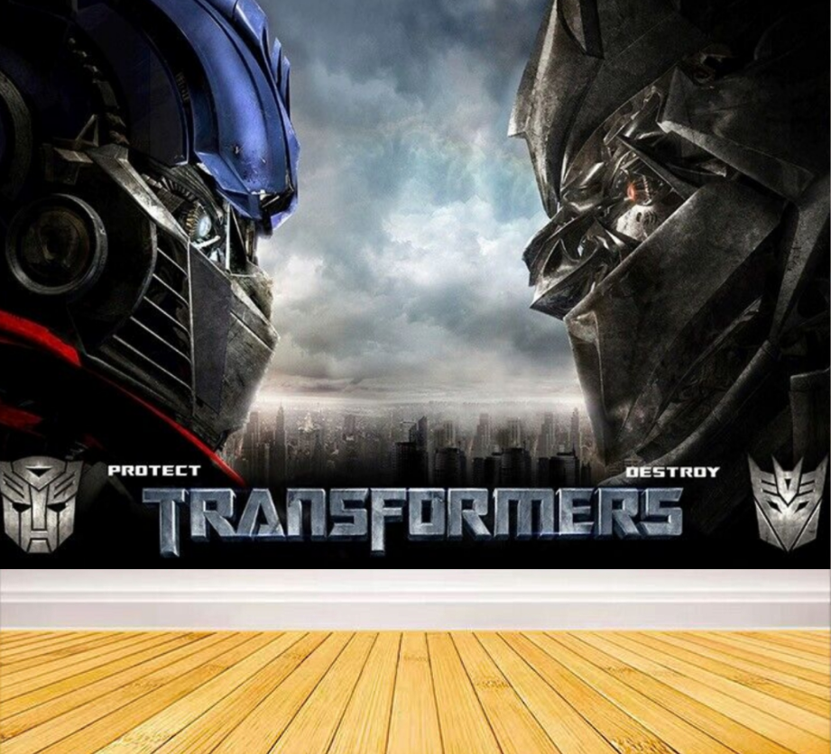 New 3D Transformers Wallpaper Bedroom Living room Bar Wallpaper Mural  Decoration