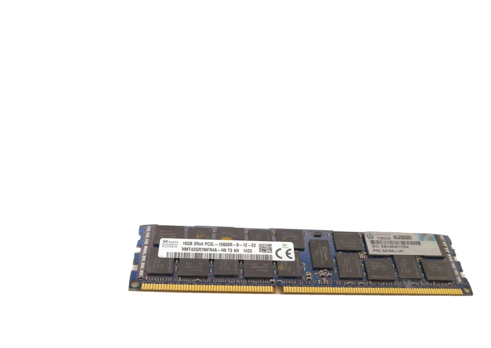 3x SKhynix 16 GB (je 16 GB) DDR3-1333 PC3L-10600R HMT42GR7MFR4A-H9 T3 AH CL9 Ram - Bild 2 von 4