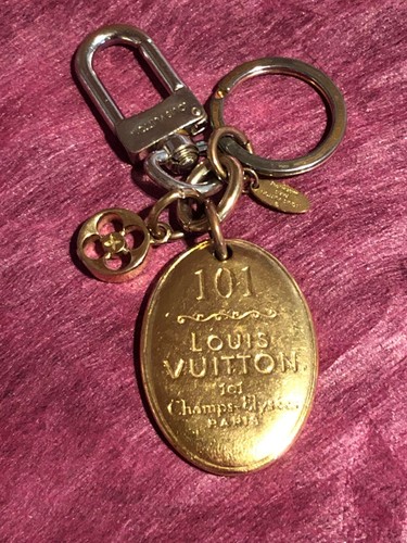 LOUIS VUITTON Schlüsselanhänger Etui Kette Taschenanhänger AUTHENTISCH Porto Cle Maison JUNK F/S L22 - Bild 6 von 12