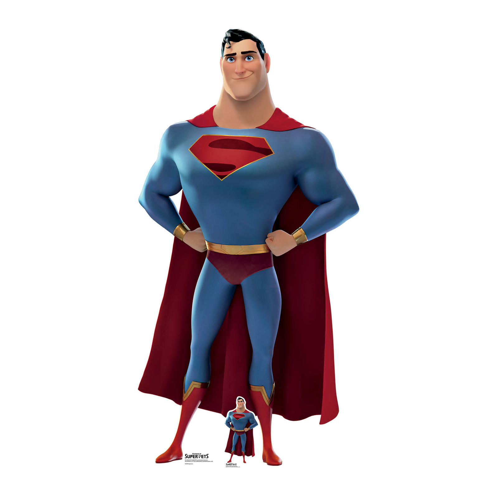 Superman Cardboard Cutout Official DC League of Super-Pets with FREE Mini