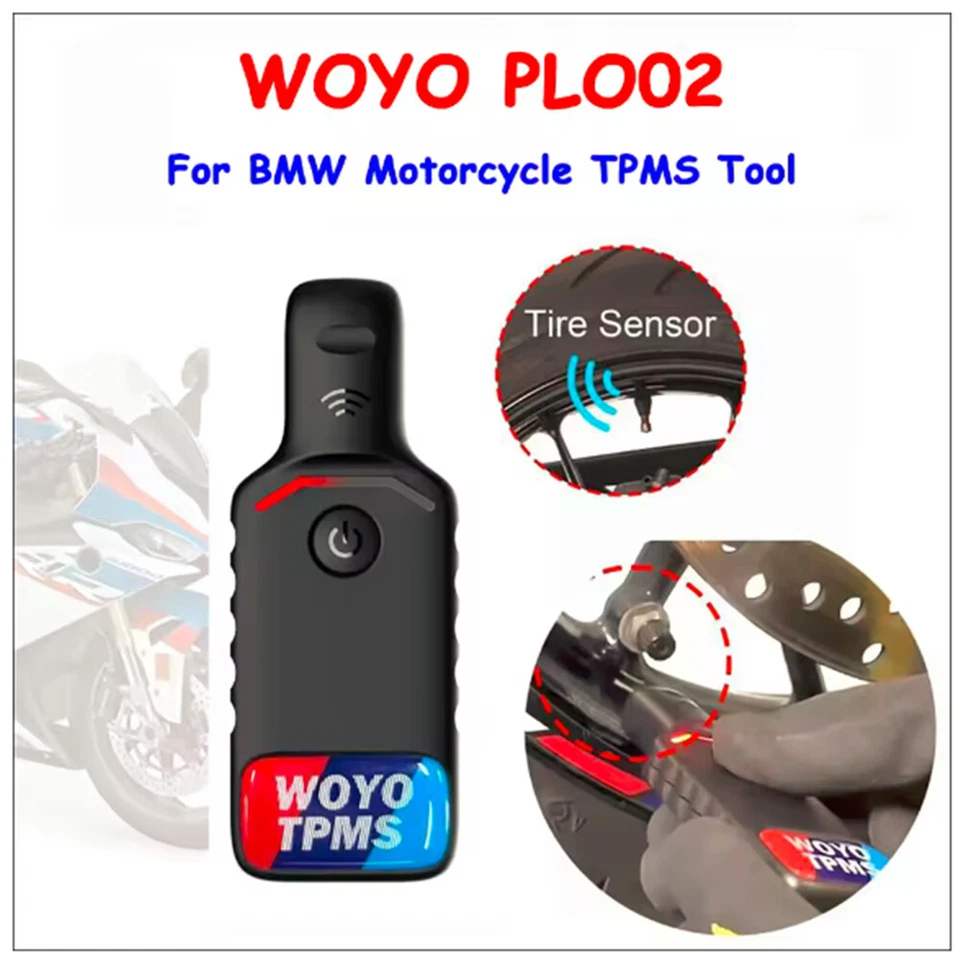 PL002 para BMW R1200 R1250 Assist ISTA-D Reconocer Sensor de Presión de Neumáticos Herramienta TPMS Foto 3 de 4