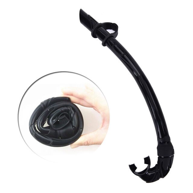 Silicone Wet Breathing Tube Full Silica Gel Foldable Snorkel Diving SE