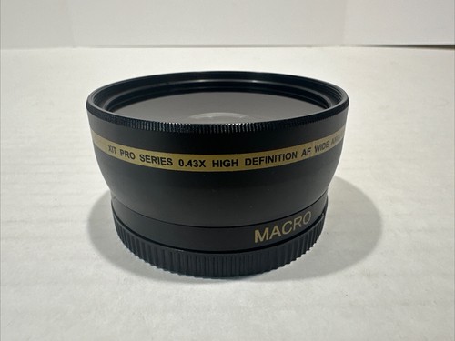 Xit Photo Pro Series 52mm Lens 0.43x High Definition AF Wide Angle Lens Case NIB - Picture 2 of 10