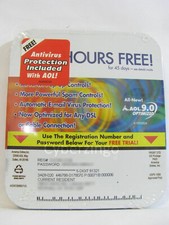 AOL 9.0 Install CD 1045 Hours Free Factory Sealed Vintage