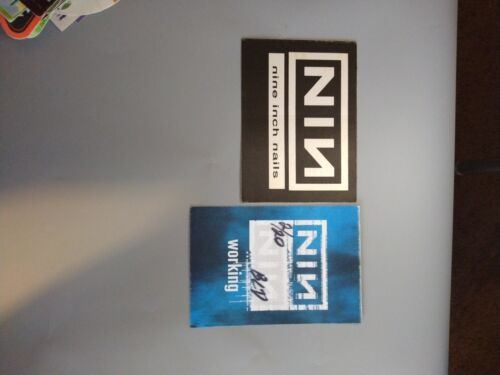 Nine Inch Nails Tour Backstage Pass Lot Of 2! NIN - Afbeelding 1 van 2