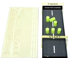 TYCO TCR Total Control Racing Slot Car GLOW N THE DARK NIGHT RACING TRACK MARKER