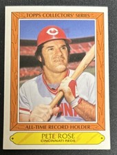 1985 Topps Collectors’ Series All-Time Record Holder Pete Rose Baseball Card #30