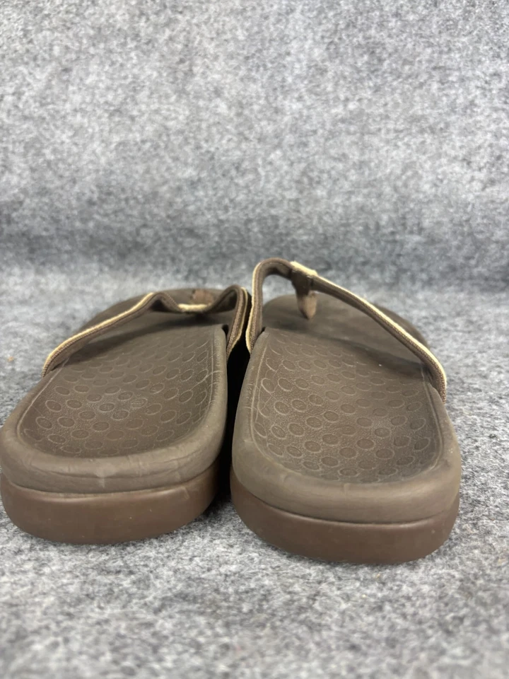 Sandalias chanclas VIONIC Tide II orthaheel para mujer 6 bronce cuero metálico Foto 4 de 4