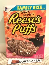 TRAVIS SCOTT x REESES REESE'S PUFFS CEREAL FAMILY SIZE ASTROWORLD