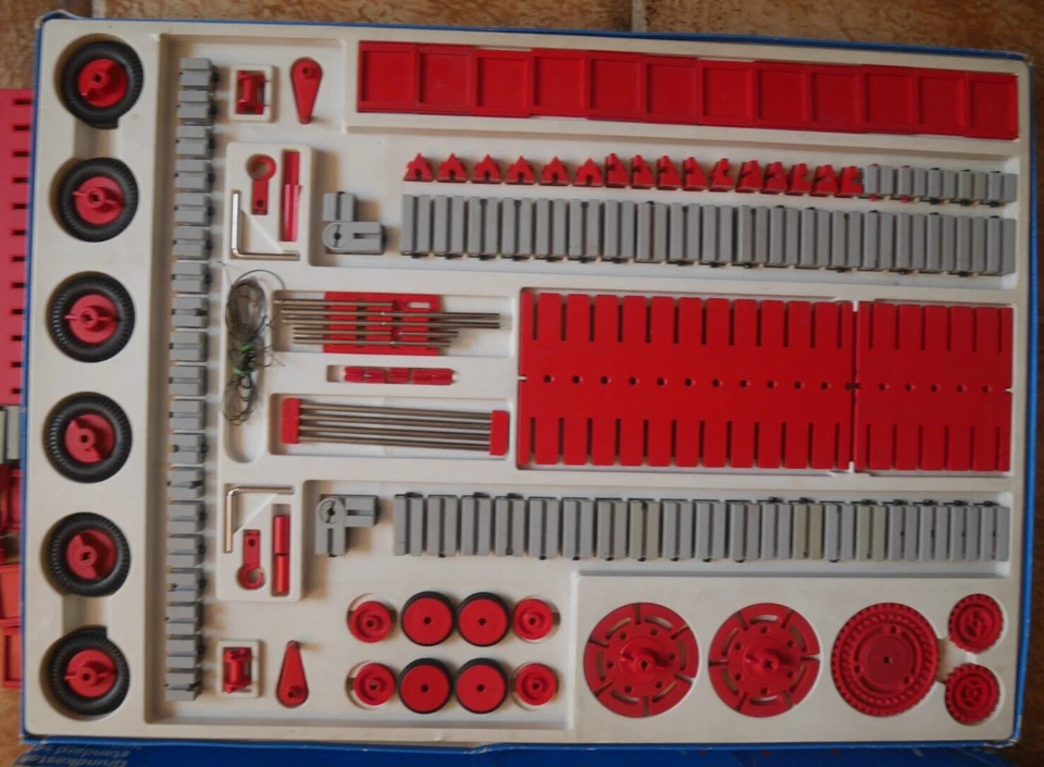 Absolutely Top: Fischertechnik Basic Set 400! Largest FT Box! Many Extras - Image 2 of 4