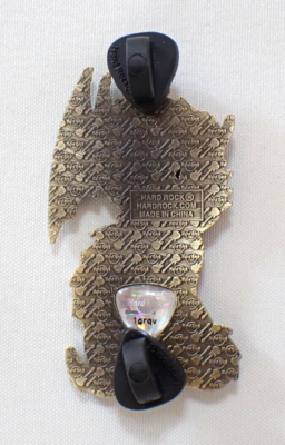 Hard Rock Cafe Ulaanbaatar Dragon And Flag Guitar Series 3D Pin