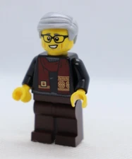 Granfather Red Scarf Chinese New Year 80108 2021 of LEGO® Minifigure Mini Figure