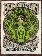 Howlin Rain screen print concert poster, 2011 Alan Forbes RARE Printers Proof!!!