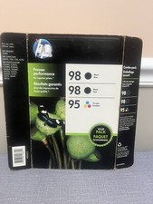 Genuine HP Ink Cartridge 3 Pack 98/98/95 Combo Value EXP 2015 New Sealed