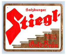 Vintage Salzburger Stiegi Bold-Brau German Be...