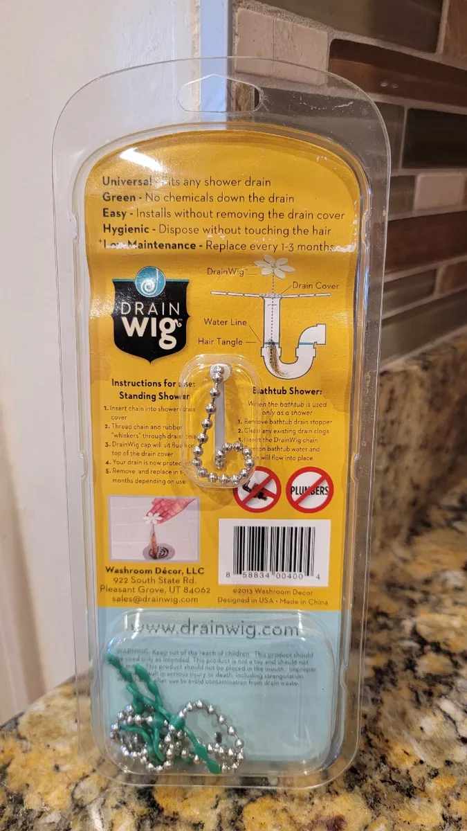 Drain Wig Shower Drain Hair Catcher (1 in a Pack) Brand New Original  Packaging