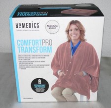 Homedics HCM Kabellose AKKU Heizdecke Wärmedecke Poncho Vibration Massagegerät 