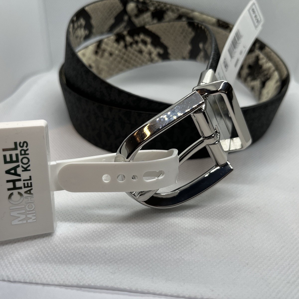 Michael Kors Reversible Snakeprint Belt MICHAEL Michael Kors REVERSIBLE SNAKE - Belt - gold-coloured  main image 2