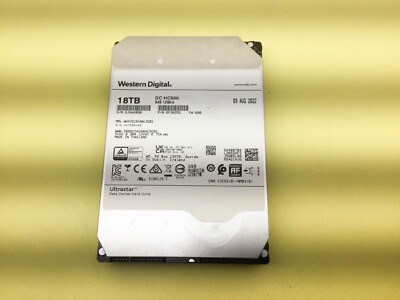 WD Ultrastar DC HC550 18TB 7.2K SAS 12Gb/s 512MB 3.5in SED HDD WUH721818AL5201