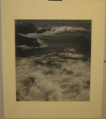 Original Signed FRANCIS JAMES MORTIMER 'Crashing Waves' SEASCAPE Photograph
