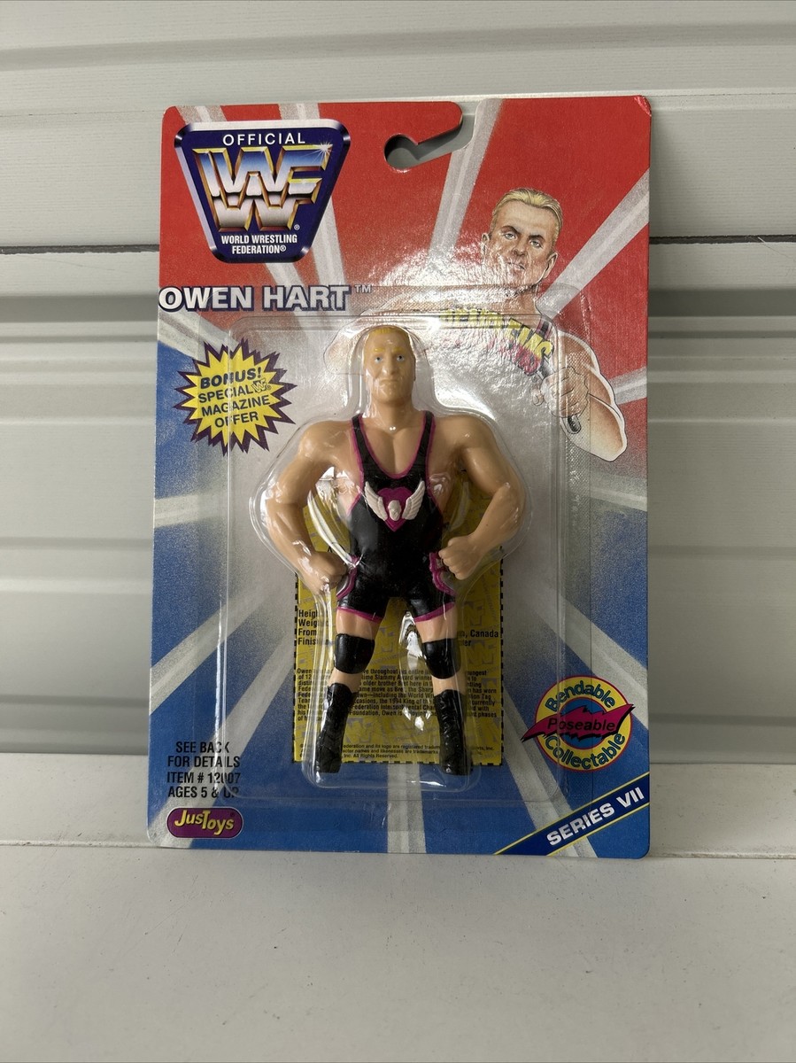 WWF HASBRO OWEN HART プロレスフィギュア WWE OWEN HART HASBRO WRESTLING ACTION FIGURE WWF SERIES 7