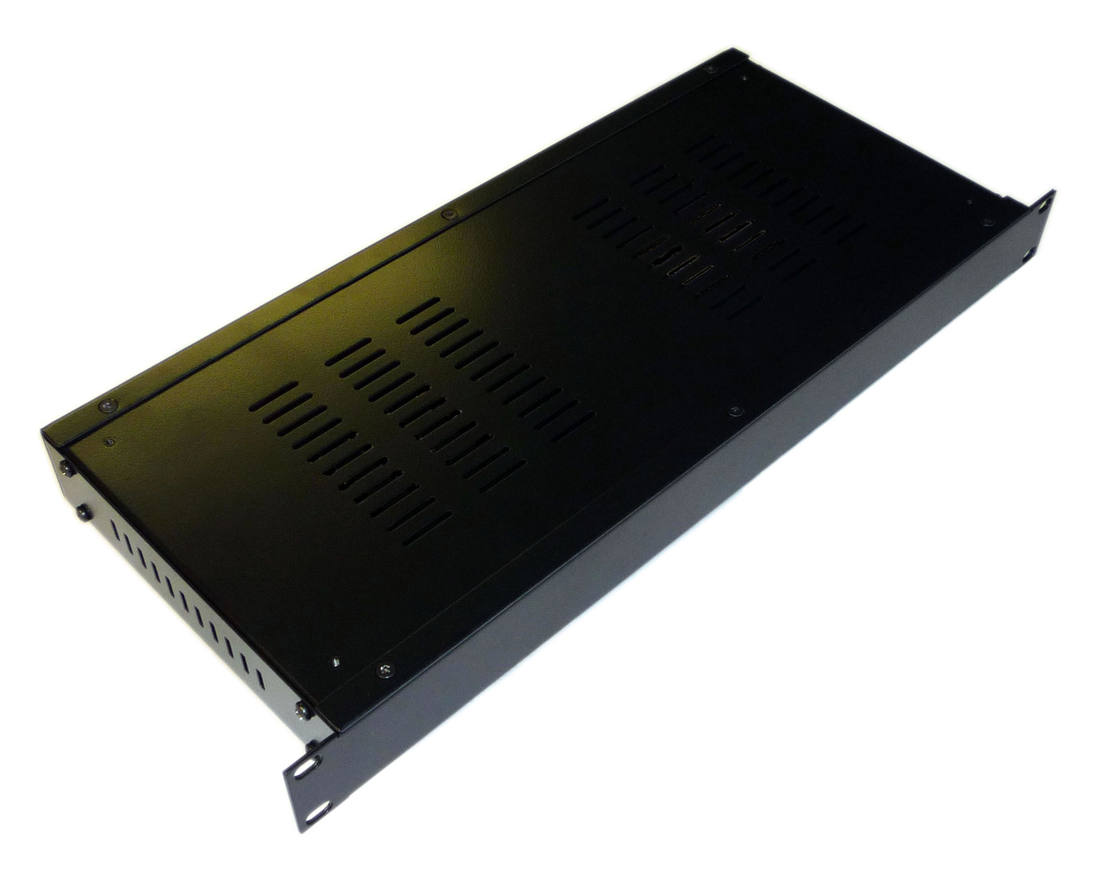 1U 19"" Rack Mount Case, 200mm deep, vented top and  sides enclosure chassis