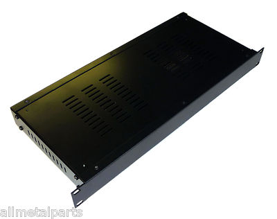 1HE 19'' Rack Mount Case, 200mm tief, belüftet oben und seitlich Gehäuse Chassis