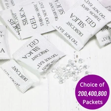 Wholesale 1 Gram 1g Non-Toxic Silica Gel Packet - Desiccant - Dry Pack