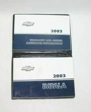 2003 Chevrolet Impala Factory Original Glovebox Owners Manual Book Portfolio