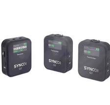 SYNCO G2 A2 Wireless Lavalier Microphone 2.4G Lavalier Mic for DSLR Camera