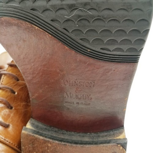 Stivaletti Johnston Murphy Cellini Made in Italy pelle di cervo marrone taglia 9 M - Foto 17 di 21