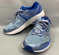 Zapatos para correr Saucony ISO 2 Form Fit para mujer talla US 10,5 azules con cordones sintéticos