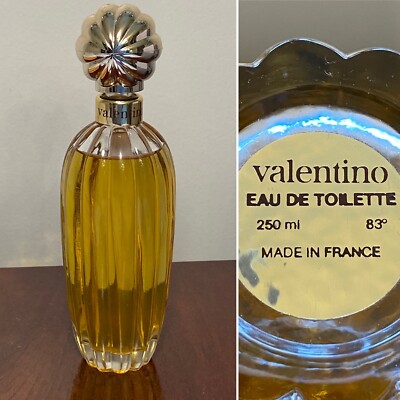 NEW! Vtg Original VALENTINO Large 8 oz Eau De Toilette Splash