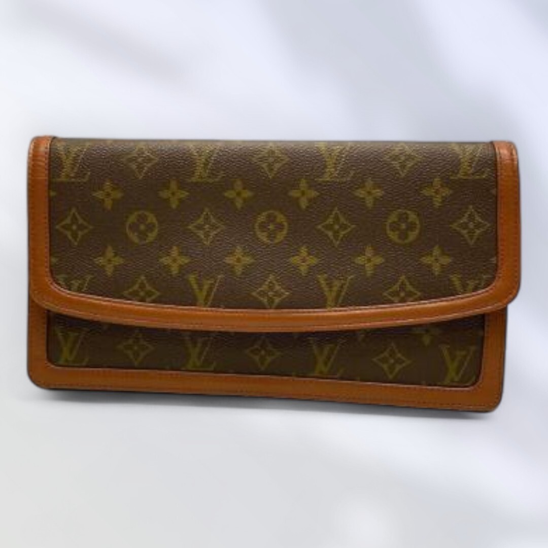 LOUIS VUITTON Pochette Dame PM Monogram Bag Clutch Bag 9876