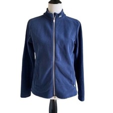 Kjus Women's Blue Maxima Full Zip Fleece Jacket Size Large