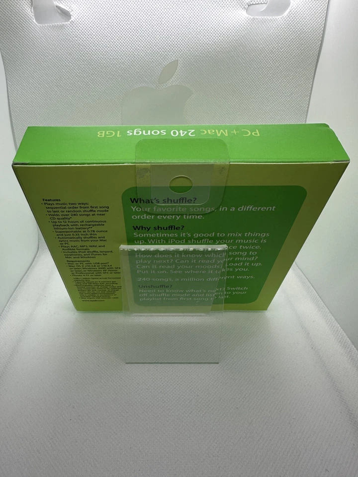 Apple iPod shuffle 1. Generation Weiß White 1GB Sealed Versiegelt NEU NEW 1st - Bild 3 von 4