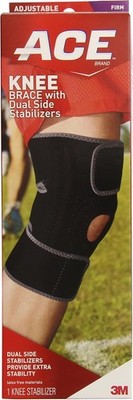 ACE Adjustable Knee Brace with Dual Side Stabilizers, Helps support weak, injure
